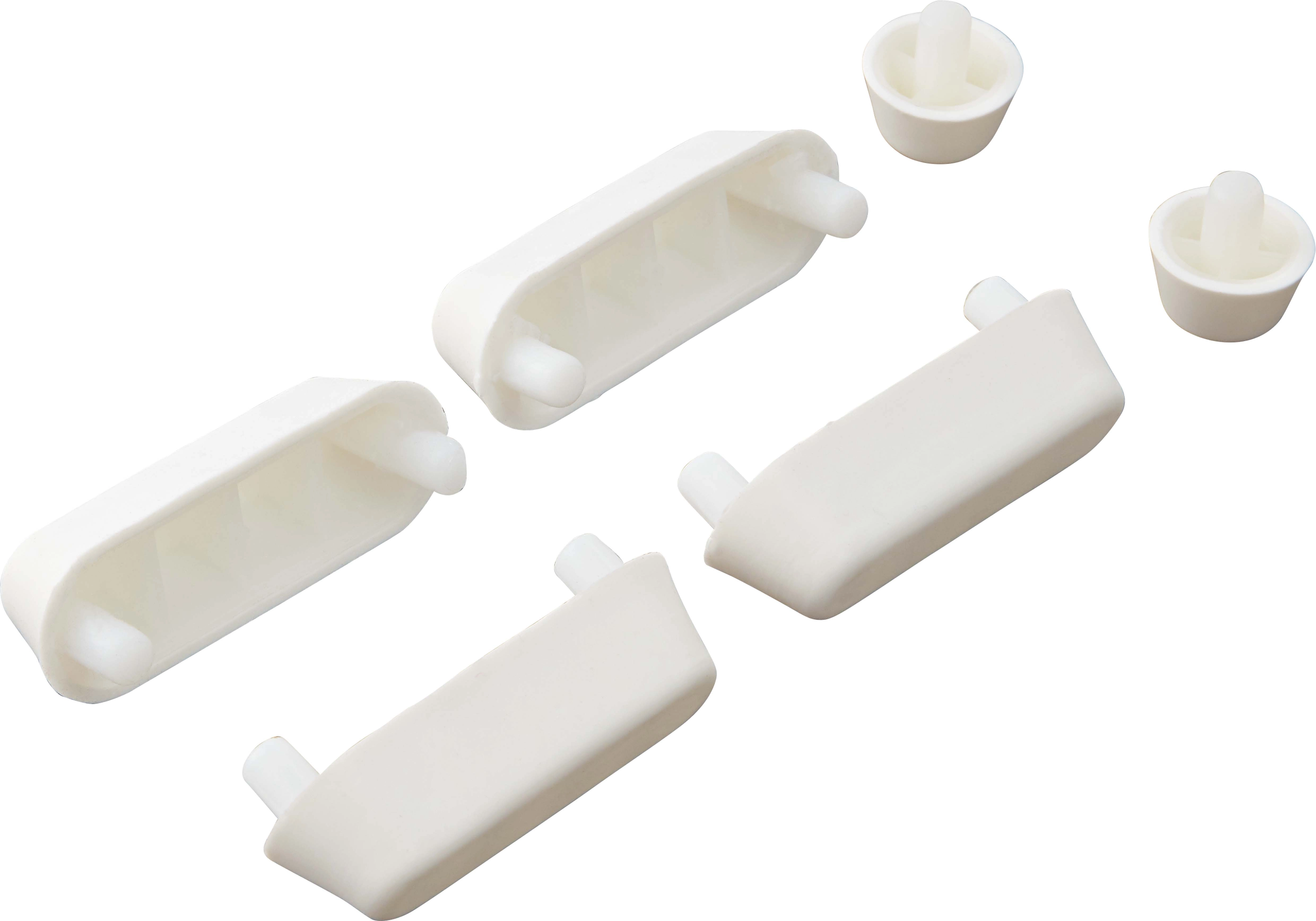 SITZPLATZ® WC-Sitz-Puffer Nr. 20 Auflagestopfen für Toilettensitz  Abstandhalter für WC-Brille Dämpfer Weiß Kunststoff